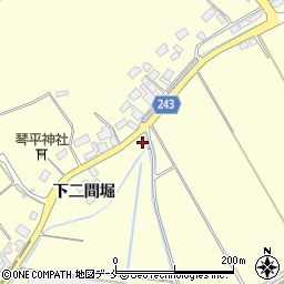 宮城県東松島市小松下二間堀214-3周辺の地図
