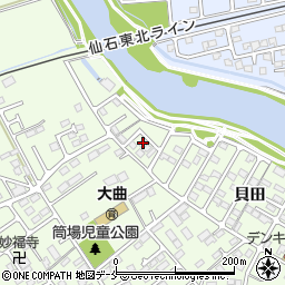宮城県東松島市大曲貝田12周辺の地図