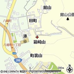 宮城県石巻市湊古館山周辺の地図