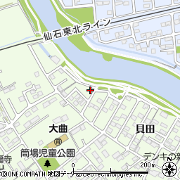 宮城県東松島市大曲貝田14周辺の地図