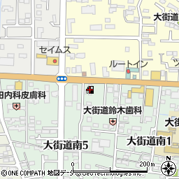 ａｐｏｌｌｏｓｔａｔｉｏｎセルフ石巻大街道ＳＳ周辺の地図