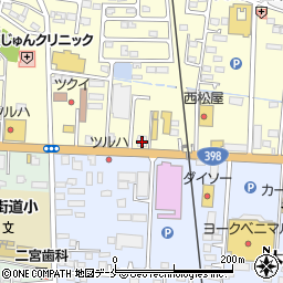 千年の宴石巻大街道店周辺の地図