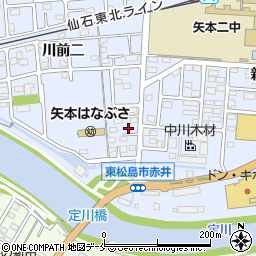 ノエビア化粧品矢本中央販売会社周辺の地図