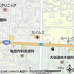 ドラッグセイムス石巻大街道店周辺の地図