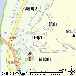 宮城県石巻市湊田町周辺の地図