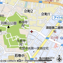 播磨家二番館周辺の地図