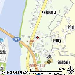 宮城県石巻市八幡町周辺の地図
