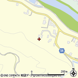 山形県西村山郡西川町沼山64-4周辺の地図