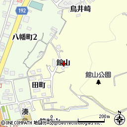 宮城県石巻市湊館山周辺の地図