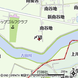 宮城県黒川郡大和町吉田〆切周辺の地図