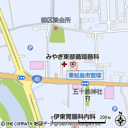 松本鐵工所東松島工場周辺の地図