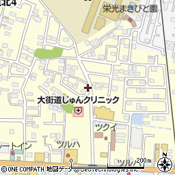 宮城県石巻市大街道北周辺の地図