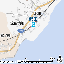 宮城県石巻市沢田沢田71-5周辺の地図