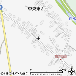 山形県東根市中央東周辺の地図