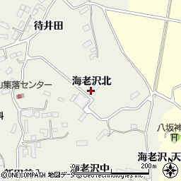 宮城県黒川郡大郷町粕川海老沢北周辺の地図