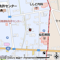 宮城県東松島市赤井台周辺の地図