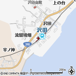 宮城県石巻市沢田沢田6周辺の地図