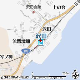 宮城県石巻市沢田沢田15周辺の地図