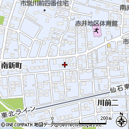 宮城県東松島市赤井南新町17周辺の地図
