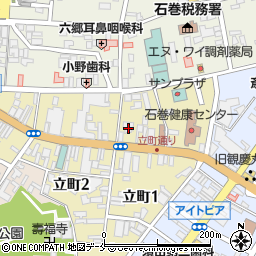北日本銀行石巻支店周辺の地図