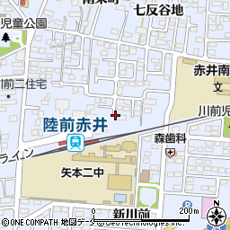 宮城県東松島市赤井川前一周辺の地図