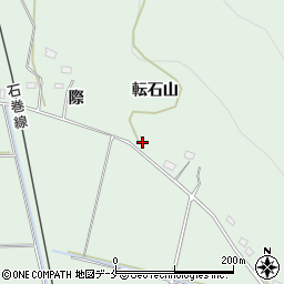 宮城県石巻市渡波転石山32周辺の地図