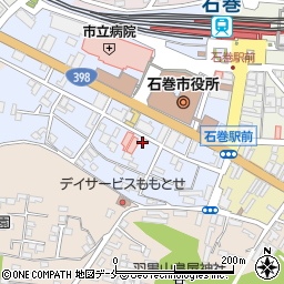 宮城県石巻市穀町5-25周辺の地図