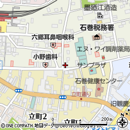 宮城県石巻市千石町1-4周辺の地図