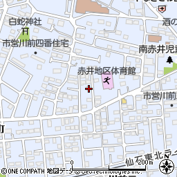 宮城県東松島市赤井川前四番100-24周辺の地図