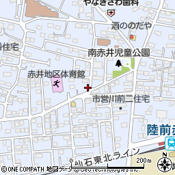 宮城県東松島市赤井川前四番98周辺の地図