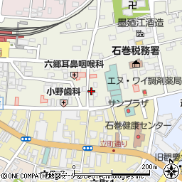 宮城県石巻市千石町1-9周辺の地図