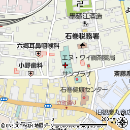 石巻グランドホテル 日本料理 石亭周辺の地図