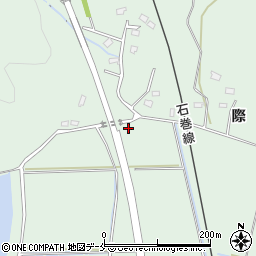 宮城県石巻市渡波際前604周辺の地図