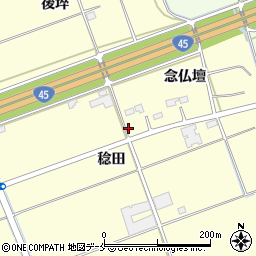 宮城県東松島市小松稔田周辺の地図
