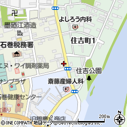 宮城県石巻市千石町4-46周辺の地図