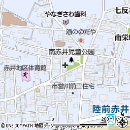 宮城県東松島市赤井川前四番152周辺の地図