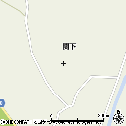 宮城県東松島市西福田（関下）周辺の地図