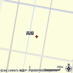 宮城県大郷町（黒川郡）羽生（高原）周辺の地図