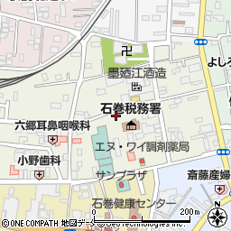 宮城県石巻市千石町2-33周辺の地図