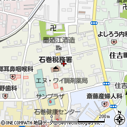 宮城県石巻市千石町2-45周辺の地図