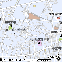 宮城県東松島市赤井川前四番103周辺の地図