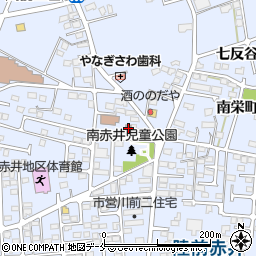 宮城赤井郵便局周辺の地図