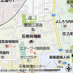 宮城県石巻市千石町2-43周辺の地図