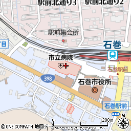 宮城県石巻市穀町15-1周辺の地図