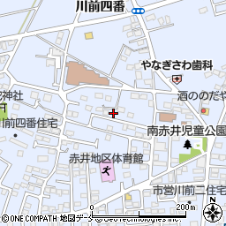 宮城県東松島市赤井川前四番87-10周辺の地図