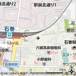 宮城県石巻市鋳銭場周辺の地図