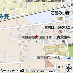 宮城県石巻市門脇青葉西周辺の地図
