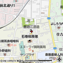 墨廼江酒造株式会社周辺の地図
