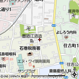 宮城県石巻市千石町6-11周辺の地図