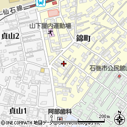 宮城県石巻市錦町3-42周辺の地図